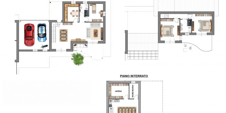 piante villa arredate (2)